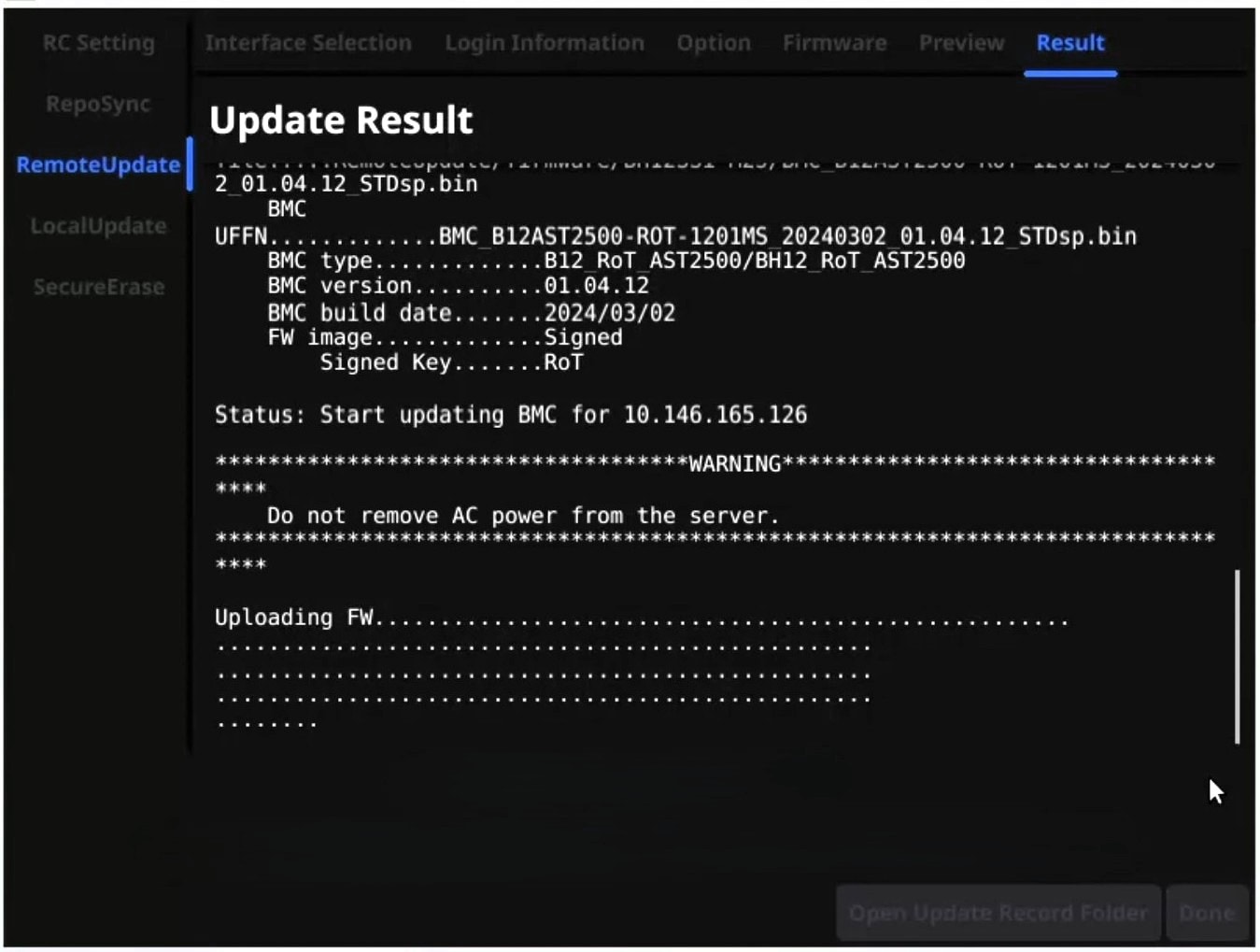 SuperServer Automation Assistant Service – Remote Update